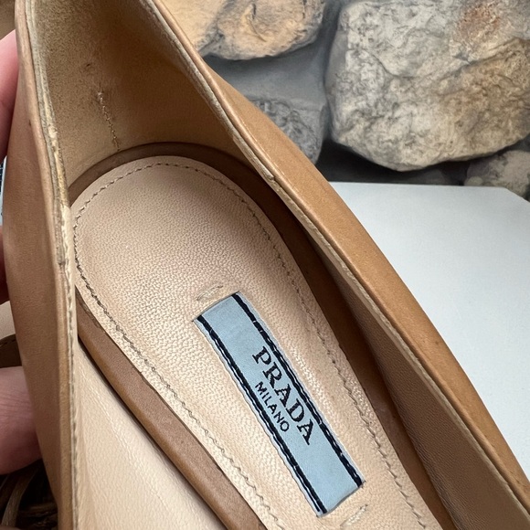 Prada Leather Lace-up Pump Size 9 - Picture 10 of 16